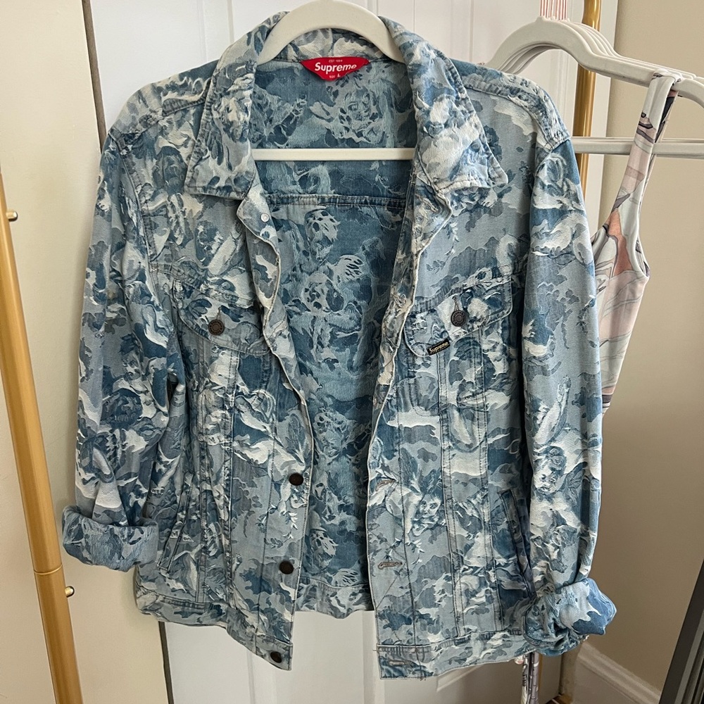 RARE Supreme Cherub Trucker Jacket FW16